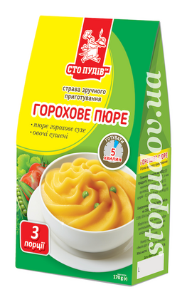 Горохове пюре, 0,170 кг